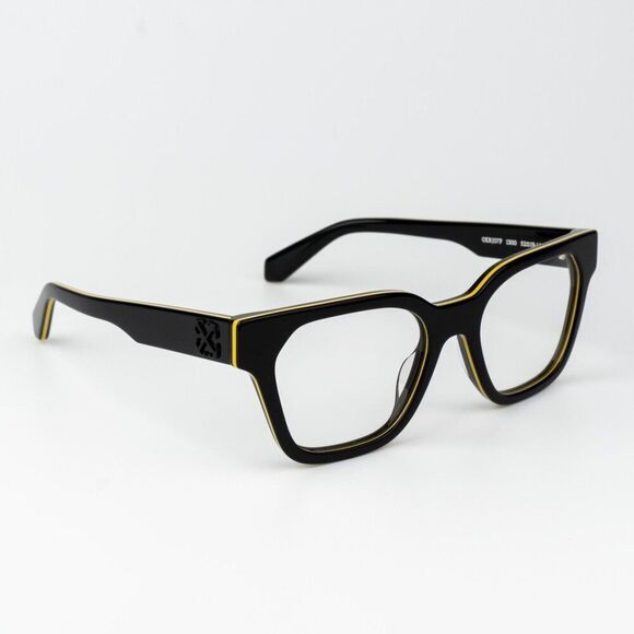 Off-White STYLE 7P Women Eyeglasses Black Yellow Square OERJ07P STYLE 7P 1300 main image 7